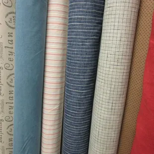 We receive new bolts of fabric all the time in our store in Hiliard, Ohio - a suburb of Columbus.