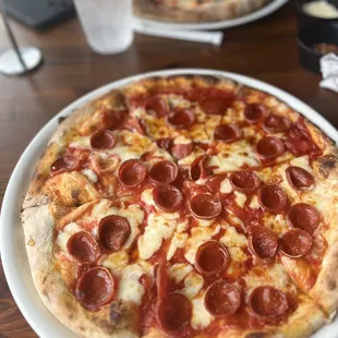 Char cup pepperoni pizza