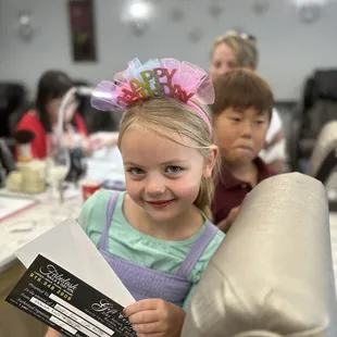 Kid pedicure promotion