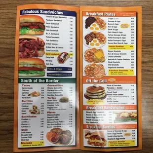 soups and chowder, menu