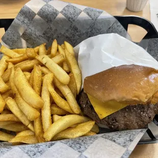 The BBQ Burger with Fries