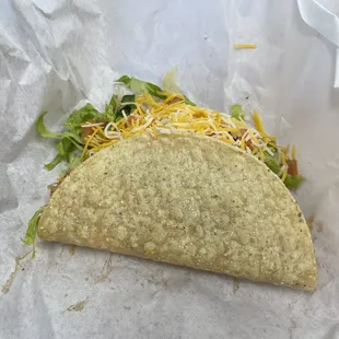 Crispy Chicken Taco (chopped chicken)