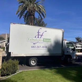 Thanksgiving food delivery truck!