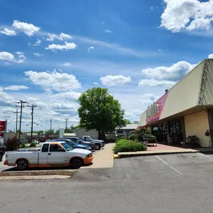 Parking lot of True Value