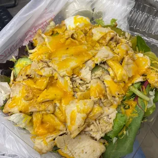 Ordered a Greek chicken salad and got a cheese chicken salad ?
