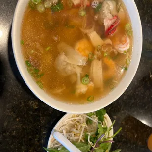 Egg noodle Soup