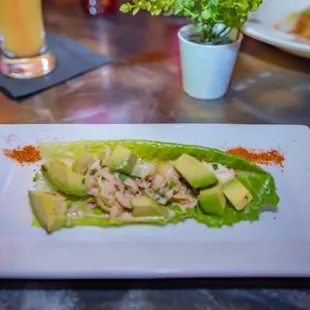 Chef Ryan Hackney creation Crab meat