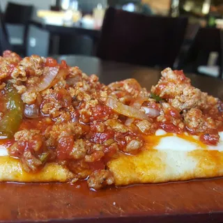 Sausage & Peppers Flatbread