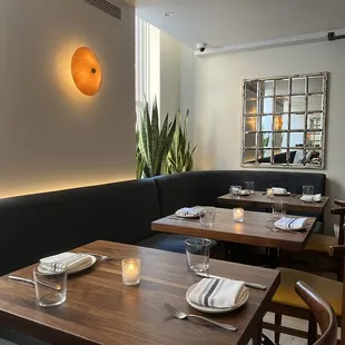 interior, sushi and sashimi
