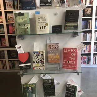 More staff recommendations