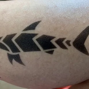 Tribal Shark Airbrush Tattoos Face Painting In Paradise Hawaii