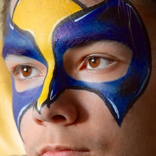 We paint wonderful superheroes! Face Painting In Paradise Hawaii.