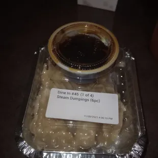 Steam dumplings