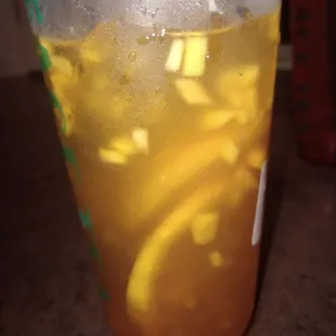Mango orange fruit tea