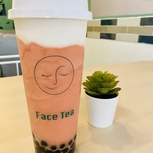 Cheese Strawberry Slush