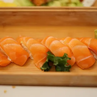 sashimi, sushi, sushi and sashimi, food