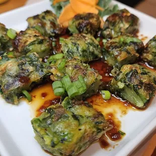 Thai scallion bites