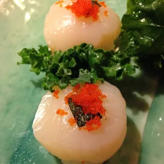 13. Japanese Scallop Sushi or Sashimi (2 pieces)