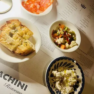 a plate of food on a table