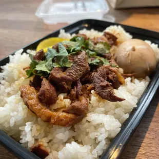 Pork Stew Over Rice