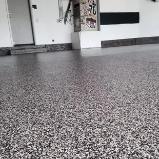 Factory 1 epoxy floor coatings, several colors to choose from.  Match your homes exterior/interior or go custom.