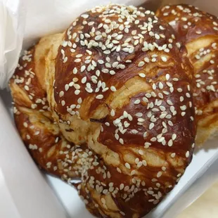 One of the few places that have PRETZEL CROISSANTS!