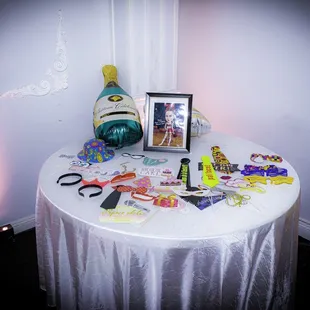 Photo Booth accessories.