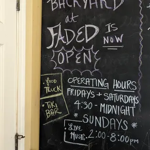 The back yard is open.  3/2023