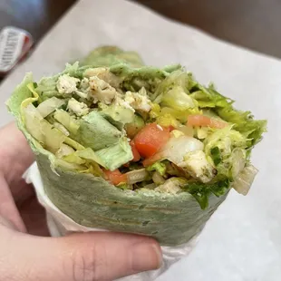 Pesto Chicken Wrap