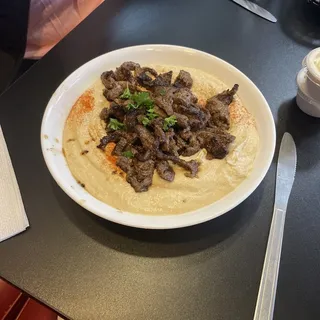 Hummus with Meat or Chicken