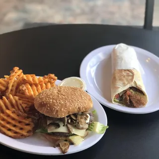 Mushroom Swiss Burger