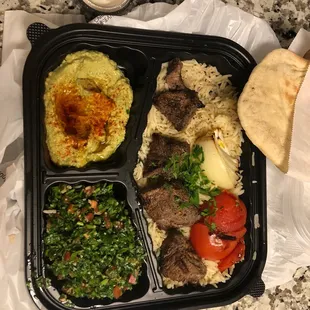 Lamb Kabob Plate