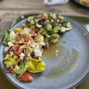 Greek Salad, Cucumber Salad