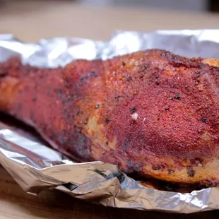 "CaveMan" Huge Smoked Turkey Legs, a Festival Fave!