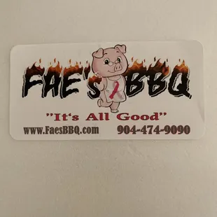 a sticker on a refrigerator
