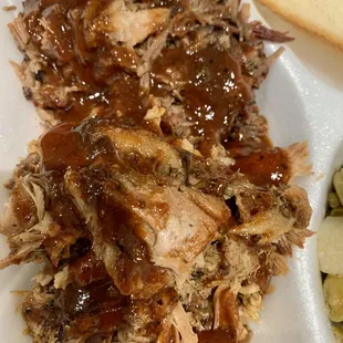 2 Meat Platter (Chopped Pork &amp; Chopped Brisket)