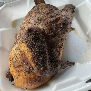 Half chicken better then costco.