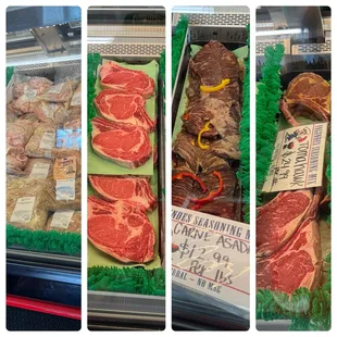 Good selection of meats for the bbq season.