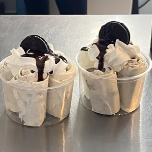 Oreo rolled ice cream: Y.O.L.O Ice Cream
