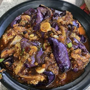 Eggplant in Garlic Sauce