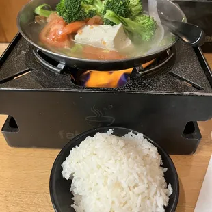 #6 Garden Veggie Tofu Hot Soup, pipping hot and delicious!