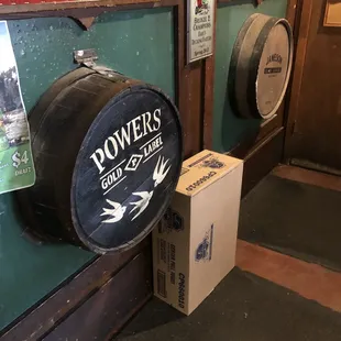 Some booze remnants.