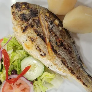Grilled Sea Bream. SUPERB!