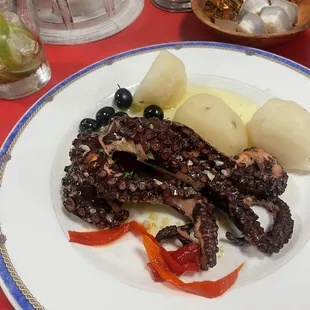 Grilled octopus