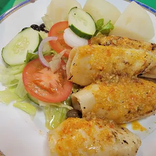 Grilled Squid. EXCELLENT FLAVOR