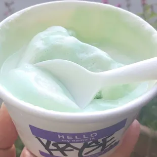 Mmmm Kryse&apos;s Marshmallow Pandan ice cream ($7, 6/22/21)