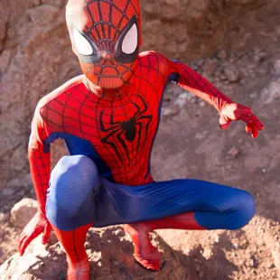 Be thoroughly entertained with our friendly, neighborhood Spider Hero!