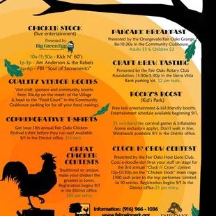 Fair Oaks Chicken Festival - Saturday 9/17/16