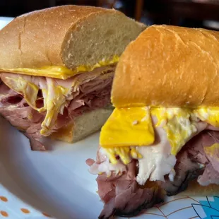 Five meat sandwich
