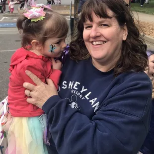 Easter Eggstravaganza, my toddler with her grandma!